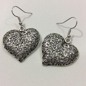 Heart of Steel Filagree Earrings